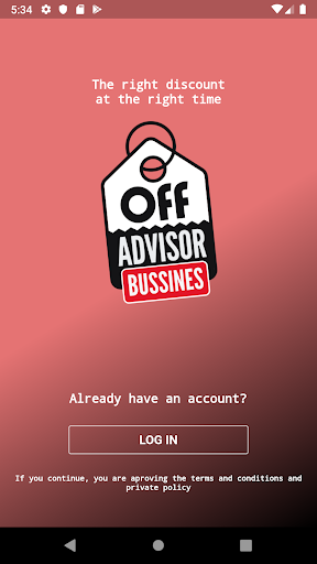 Android application OffAdvisor Business screenshort