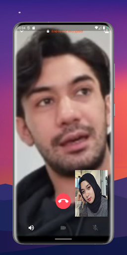 Reza Rahadian Fake Video Call Screen 2