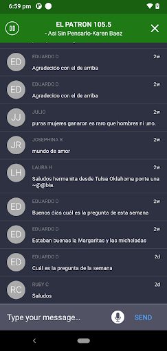 El Patron 105.5 Screen 3