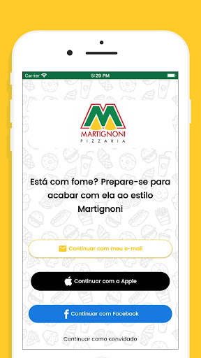 Android application Martignoni screenshort