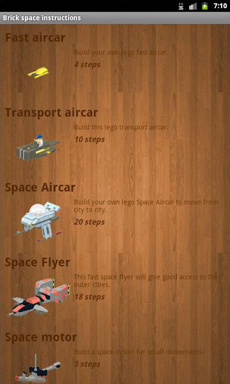 Brick spaceship - Step by Step - 3.10 - (Android)
