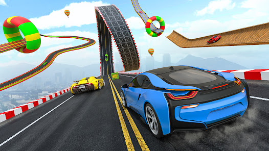 GT Mega Ramp Stunt Car Games apkpoly screenshots 3