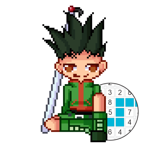 Gon Freecss Hunter X Hunter Pixel Art Games