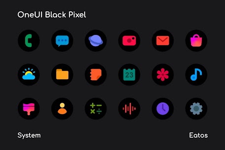 OneUI 3 Black – Round Icon Pack APK (PAID) Download 7