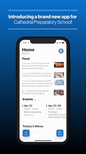 Android application Cathedral Preparatory School screenshort