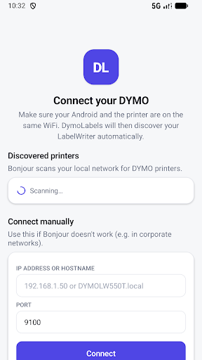 App screenshot