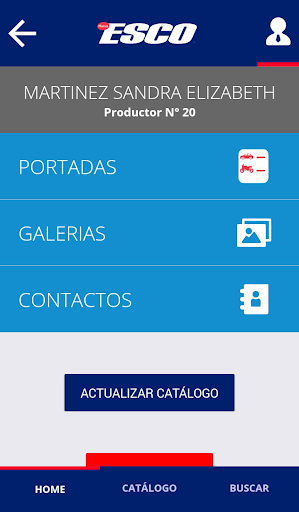 ESCO Catálogos Screen 2