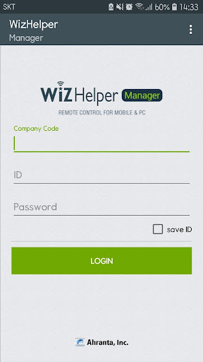 Android application WizHelper Manager screenshort