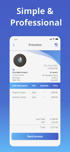 E Invoice Generator: invoice24 Screen 3