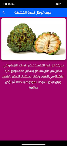 فاكهة القشطة