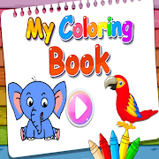 My Coloring Book - Tap to fill color-easy for kids
