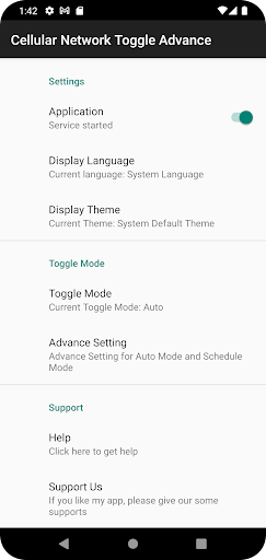 Anteprima dell'app