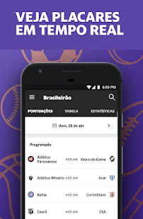Visualização do aplicativo
