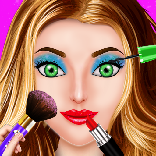 Girls Makeup And Dressup Game  Icon