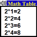 Cover Image of 下载 Math-Tables Learn Through Audi  APK