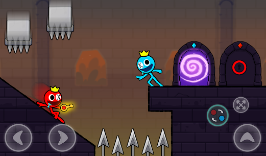 Red and Blue Stickman 2 MOD APK (Unlimited Skin, Lives) 12