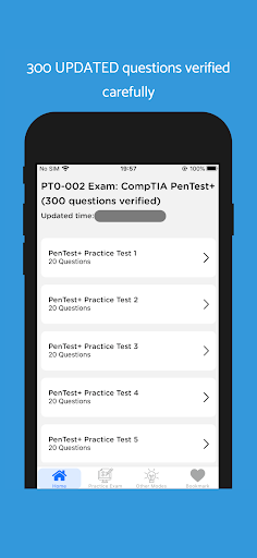 Android application CompTIA PenTest+ PT0-002 2024 screenshort
