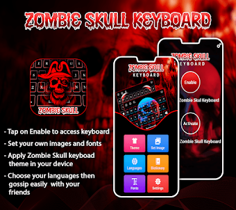 Zombie Skull Keyboard