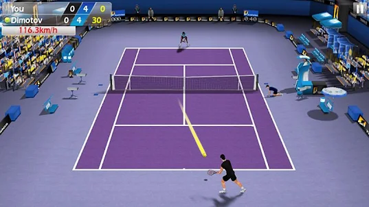 Теннис пальцем 3D - Tennis