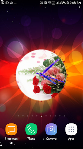 Rose Clock Screen 2