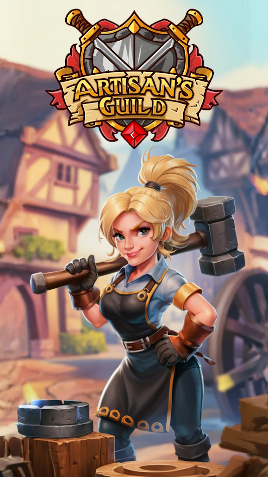 #1. Artisan's Guild: Idle Craft (Android) By: Knubbles Inc.