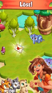 Paradise Paws: Merge Animals