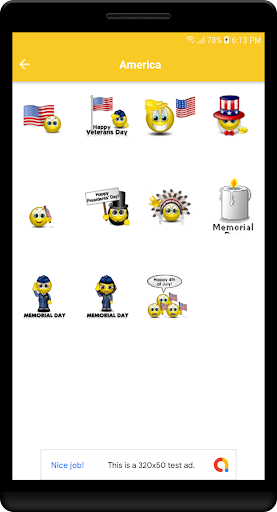 Animated Emoji Gif Stickers Screen 2