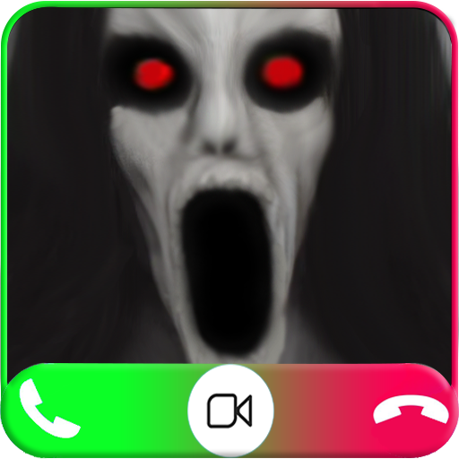 scary Ghost video call nd chat logo