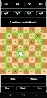 Knights Tour Chess Board Games screenshot 16