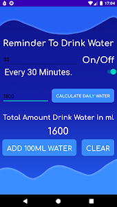 WatRe: Drink Water Reminder
