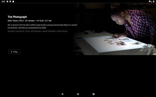 Screenshot of United Fiber TV