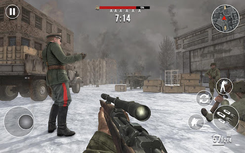 World War 2 Winter Heroes - Free Shooting Games