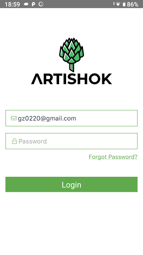 Android application Artishok screenshort