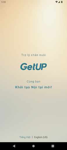 Android application GetUP screenshort