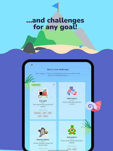 Screenshot of GoalQuest: daily goal coaching