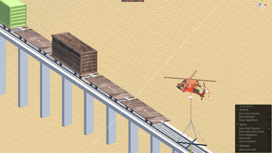 Helicopter Crane Trial