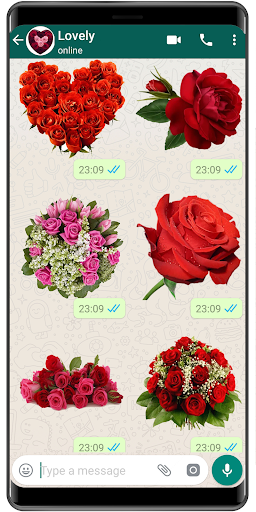 WASticker All Flowers Stickers Screen 3