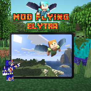 Imágen 8 Elytra flying mod Minecraft android