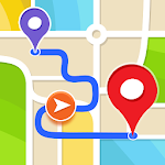 Cover Image of Télécharger Navigation GPS gratuite et cartes, itinéraires  APK