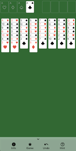 Android application Classic FreeCell screenshort