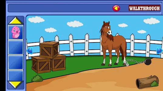 Cute Farm Horse Escape