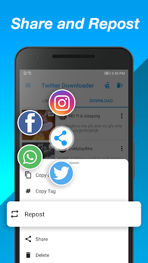 Download Twitter Videos - GIF  Tweet Downloader