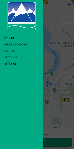 Android application North Shore Taxi screenshort