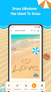 Screenshot 3 Draw Beach Sand Name Art android