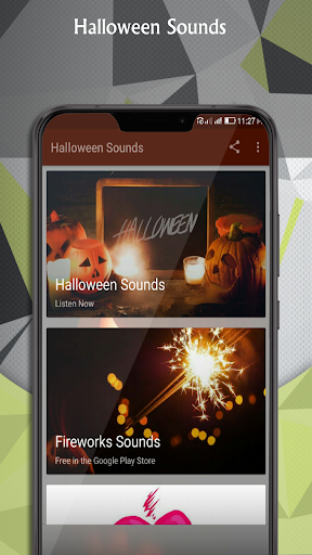 Android application Halloween Sounds screenshort