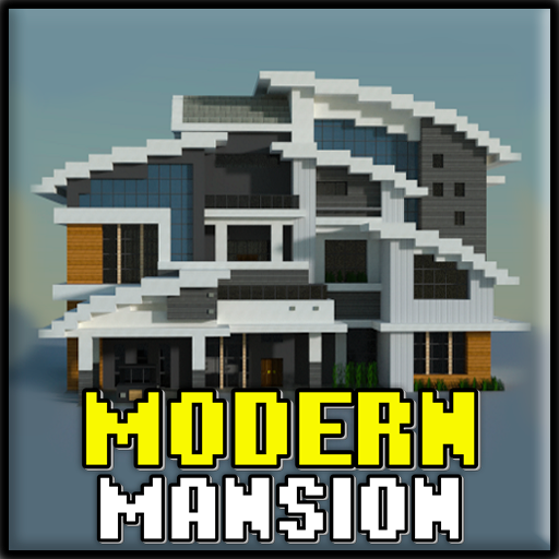 Map Modern Mansion MCPE House