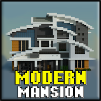 Map Modern Mansion: MCPE House