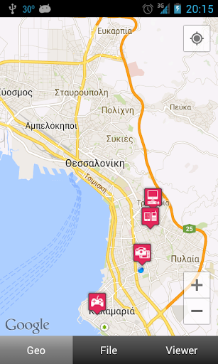 GeoFileViewer Screen 2
