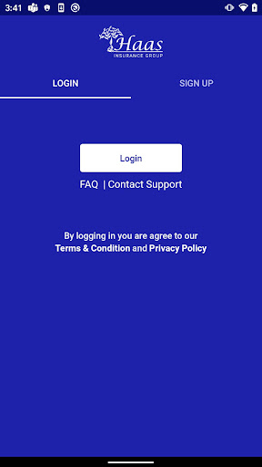Android application My Haas Online screenshort