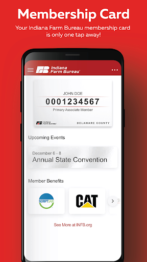 Android application Indiana Farm Bureau screenshort